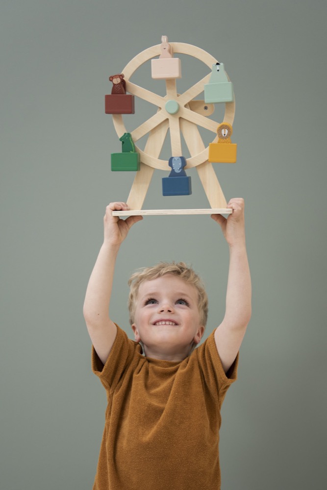 Grande roue en bois